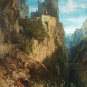 Carl Spitzweg | Havfruefangst - 1860 | Indrammet kunsttryk | Romantik | formida