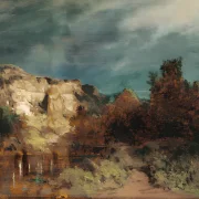 Carl Spitzweg | Irrlichter - 1869 | Indrammet kunsttryk | Romantik | formida