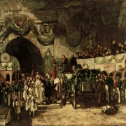 Carl Spitzweg | Ankomst af Serenissimi - 1880 | Indrammet kunsttryk | Romantik | formida