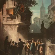 Carl Spitzweg | Spanske Stænger - 1856 | Indrammet kunsttryk | Romantik | formida