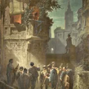 Carl Spitzweg | Spansk Serenade - 1856 | Indrammet kunsttryk | Romantik | formida