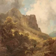 Carl Spitzweg | Dalkløft med mejeri - 1875 | Indrammet kunsttryk | Romantik | formida