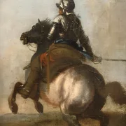 Carl Spitzweg | Rytterportræt - 1851 | Indrammet kunsttryk | Romantik | formida