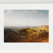 Carl Spitzweg – Zwei Dirndl auf der Alm 1870 | Giclée Kunstdruck gerahmt