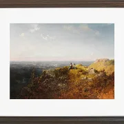 Carl Spitzweg – Zwei Dirndl auf der Alm 1870 | Giclée Kunstdruck gerahmt