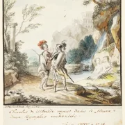 Carlo und Ubaldo widerstehen den Verzauberungen der Nymphen - 1782