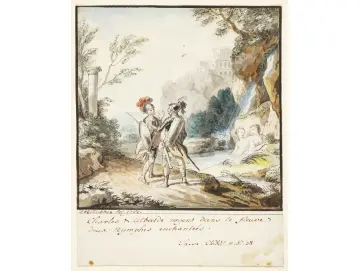Carlo und Ubaldo widerstehen den Verzauberungen der Nymphen - 1782