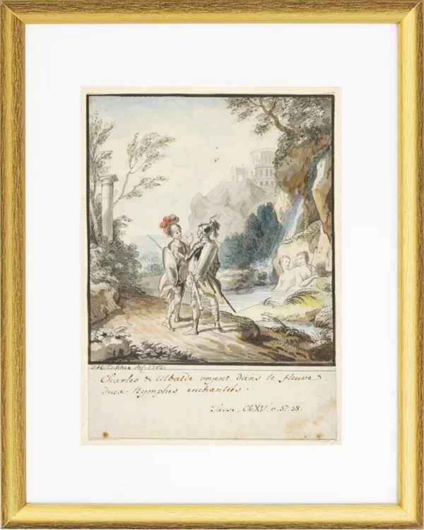 Carlo und Ubaldo widerstehen den Verzauberungen der Nymphen - 1782