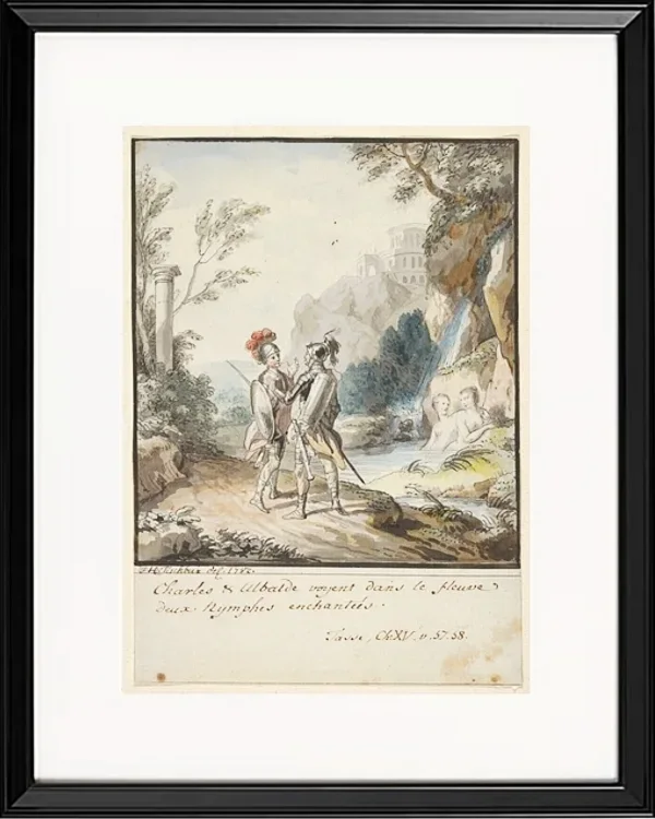 Carlo und Ubaldo widerstehen den Verzauberungen der Nymphen - 1782