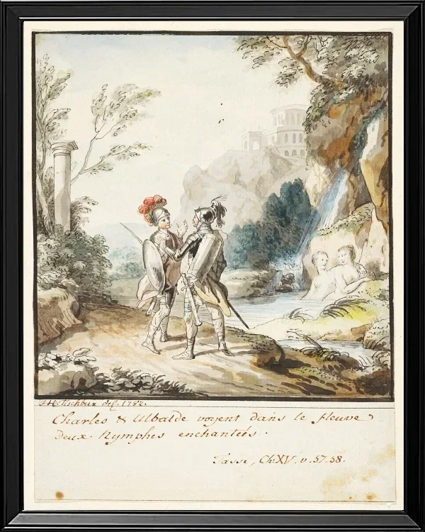 Carlo und Ubaldo widerstehen den Verzauberungen der Nymphen - 1782
