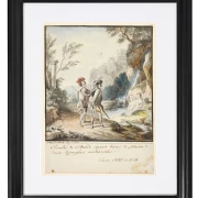 Carlo und Ubaldo widerstehen den Verzauberungen der Nymphen von Armida – 1782