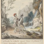 Carlo und Ubaldo widerstehen den Verzauberungen der Nymphen von Armida – 1782