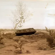 Caspar David Friedrich | På gravens rand - 1830 | Indrammet kunsttryk | Romantic | formida