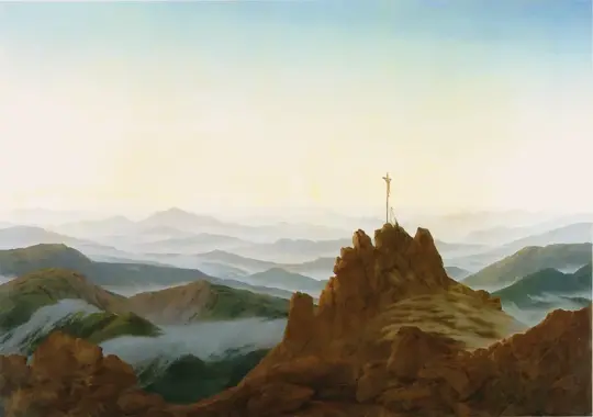 Caspar David Friedrich | Morgen im Riesengebirge - 1810 | Gerahmter Kunstdruck | Romantik | formida