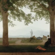 Caspar David Friedrich | Gartenterrasse - 1811 | Gerahmter Kunstdruck | Romantik | formida