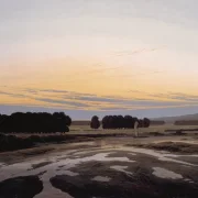 Caspar David Friedrich | Den store indhegning nær Dresden - 1821 | Indrammet kunsttryk | Romantic | formida