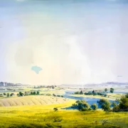 Caspar David Friedrich | Udsigt over Putbus - 1824 | Indrammet kunsttryk | Romantic | formida