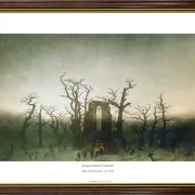 Caspar David Friedrich | Kloster i Egeskoven - 1810 | Gallery Edition | Indrammet kunsttryk | Romantic 