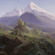 Caspar David Friedrich | Watzmann - 1824 | Indrammet kunsttryk | Romantic | formida