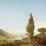 Caspar David Friedrich | Sommeren - 1807 | Indrammet kunsttryk | Romantic | formida