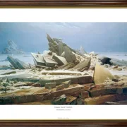 Caspar David Friedrich | Det arktiske hav - 1823 | Gallery Edition | Indrammet kunsttryk | Romantic 