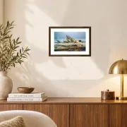 Caspar David Friedrich | Det arktiske hav - 1823 | Gallery Edition | Indrammet kunsttryk | Romantic 
