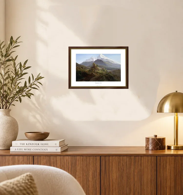 Caspar David Friedrich | Watzmann - 1825 | Gallery Edition | Indrammet kunsttryk | Romantic 