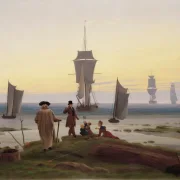 Caspar David Friedrich | Livets stadier - 1834 | Indrammet kunsttryk | Romantic | formida