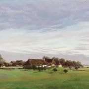 Caspar David Friedrich | Flache Landschaft - 1823 | Gerahmter Kunstdruck | Romantik | formida