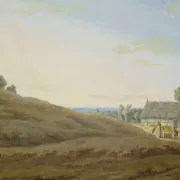 Caspar David Friedrich | Hytte med brønd på Rügen - 1802 | Indrammet kunsttryk | Romantic | formida