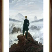 Caspar David Friedrich | Vandreren over tågehavet - 1818 | Gallery Edition | Indrammet kunsttryk | Romantic 
