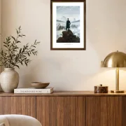 Caspar David Friedrich | Vandreren over tågehavet - 1818 | Gallery Edition | Indrammet kunsttryk | Romantic 