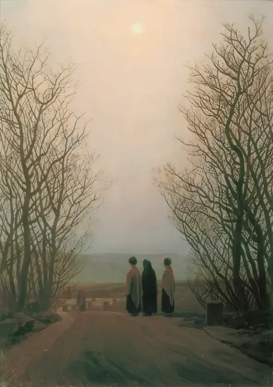 Caspar David Friedrich | Påskemorgen - 1835 | Indrammet kunsttryk | Romantic | formida