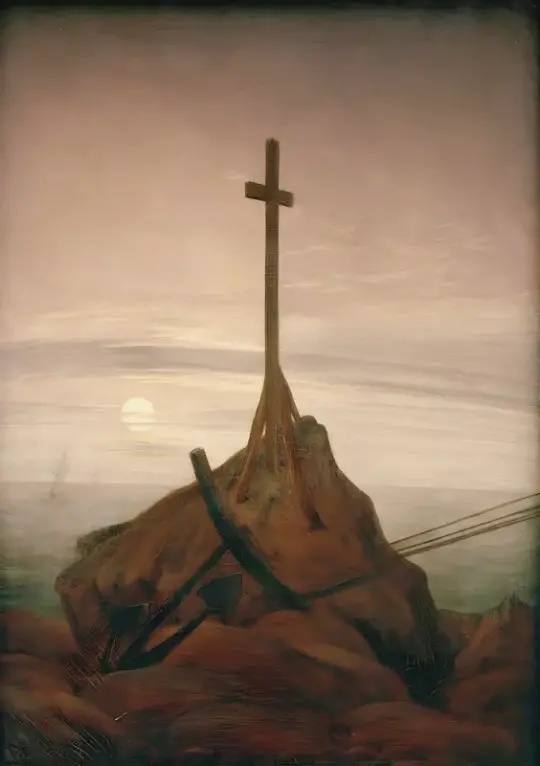 Caspar David Friedrich | Kors på Østersøen - 1808 | Indrammet kunsttryk | Romantic | formida