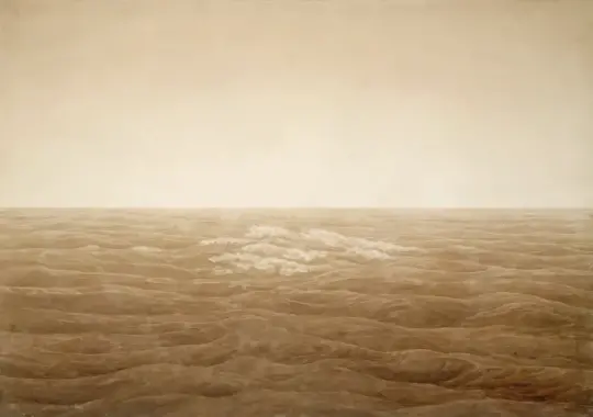 Caspar David Friedrich | Hav ved solopgang - 1828 | Indrammet kunsttryk | Romantic | formida