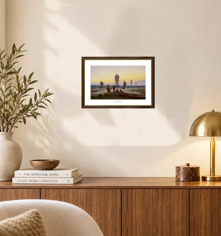 Caspar David Friedrich | Livets stadier - 1834 | Gallery Edition | Indrammet kunsttryk | Romantic 