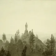 Caspar David Friedrich | Madonnenstatue in den Bergen - 1804 | Gerahmter Kunstdruck | Romantik | formida