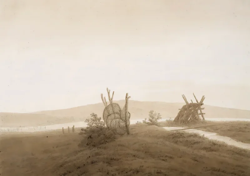 Caspar David Friedrich | Tollense See - 1806 | Gerahmter Kunstdruck | Romantik | formida