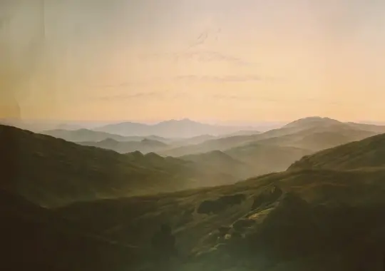 Caspar David Friedrich | Morgen - 1822 | Indrammet kunsttryk | Romantic | formida
