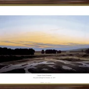Caspar David Friedrich | Den store indhegning nær Dresden - 1821 | Gallery Edition | Indrammet kunsttryk | Romantic 
