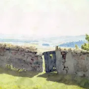 Caspar David Friedrich | Port i havemuren - 1824 | Indrammet kunsttryk | Romantic | formida