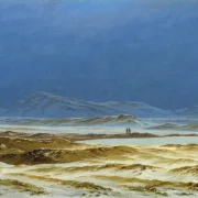 Caspar David Friedrich | Nördliche Landschaft, Frühling - 1825 | Gerahmter Kunstdruck | Romantik | formida