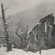Caspar David Friedrich | Winterlandschaft mit Ruine des Klosters Eldena - 1808 | Gerahmter Kunstdruck | Romantik | formida
