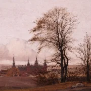Christen Købke | Efterårslandskab - 1837 | Indrammet kunsttryk | Danmarks Guldalder | formida