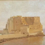 Christen Købke | Castel dell'Ovo i Napoli - 1839 | Indrammet kunsttryk | Danmarks Guldalder | formida
