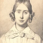 Christen Købke | Kunstnerens kones broder Christen Christensen Købke - 1845 | Indrammet kunsttryk | Danmarks Guldalder | formida