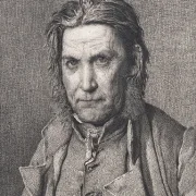 Christen Købke | Den gamle sømand - 1836 | Indrammet kunsttryk | Danmarks Guldalder | formida