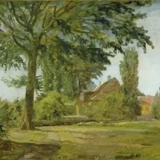Christen Købke | Ansicht der Falkonerallé - 1845 | Gerahmter Kunstdruck | Goldenes Zeitalter Dänemark | formida