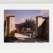 Christen Købke – Das Nordtor der Zitadelle 1834 | Giclée Kunstdruck gerahmt