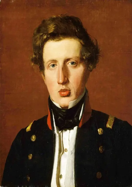 Christen Købke | Valdemar Købke, bror til kunstneren – 1838 | Indrammet kunsttryk | Danmarks Guldalder | formida